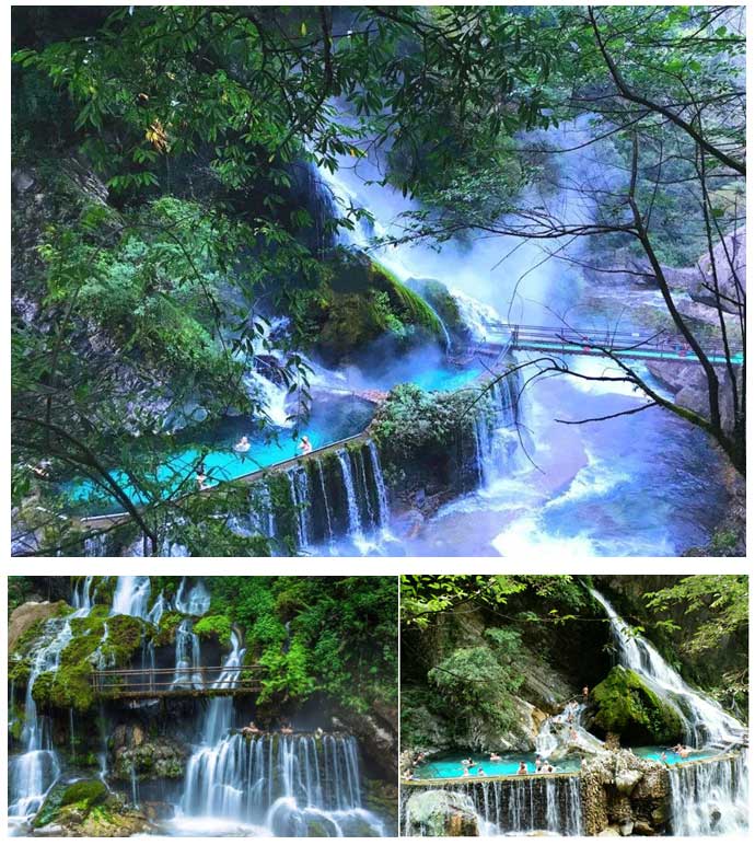 螺髻世界最大溫泉瀑布 螺髻世界最大溫泉瀑布